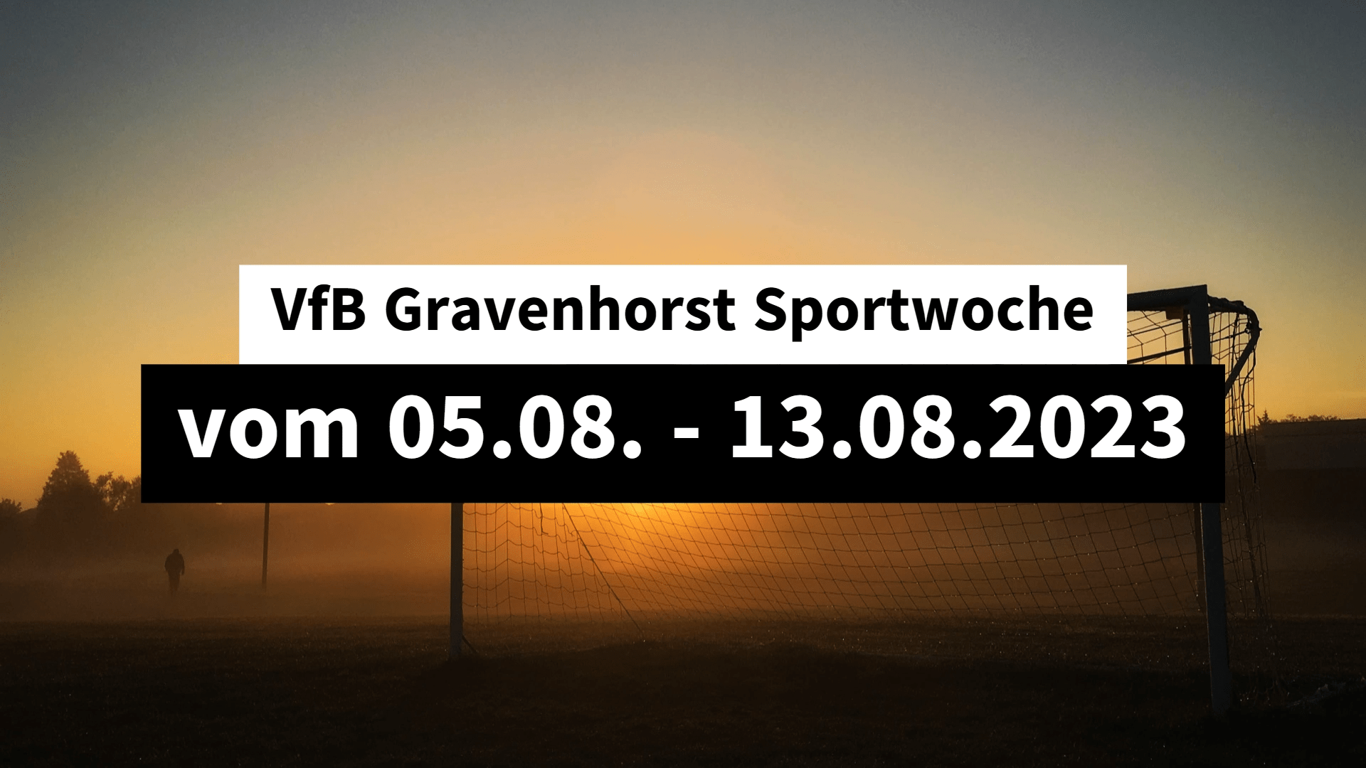 Sportwoche: Samstag & Sonntag Programm