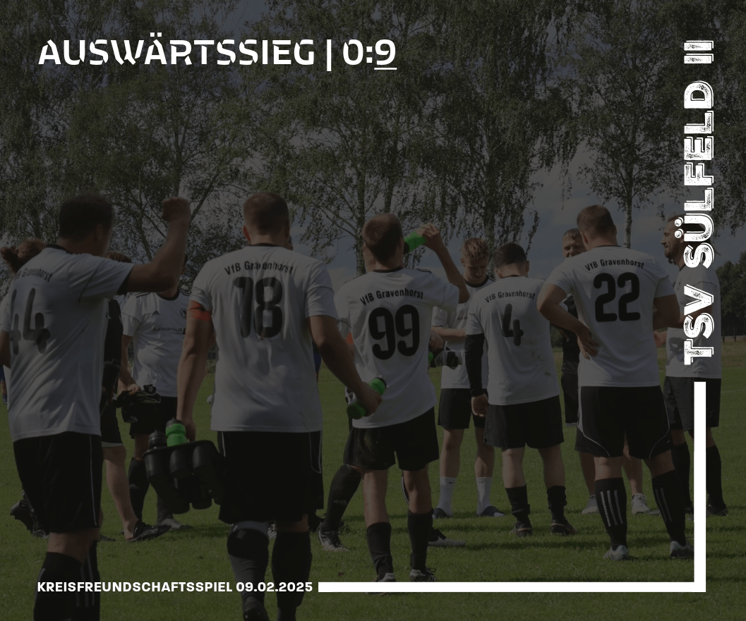 Kantersieg im Freundschaftsspiel
