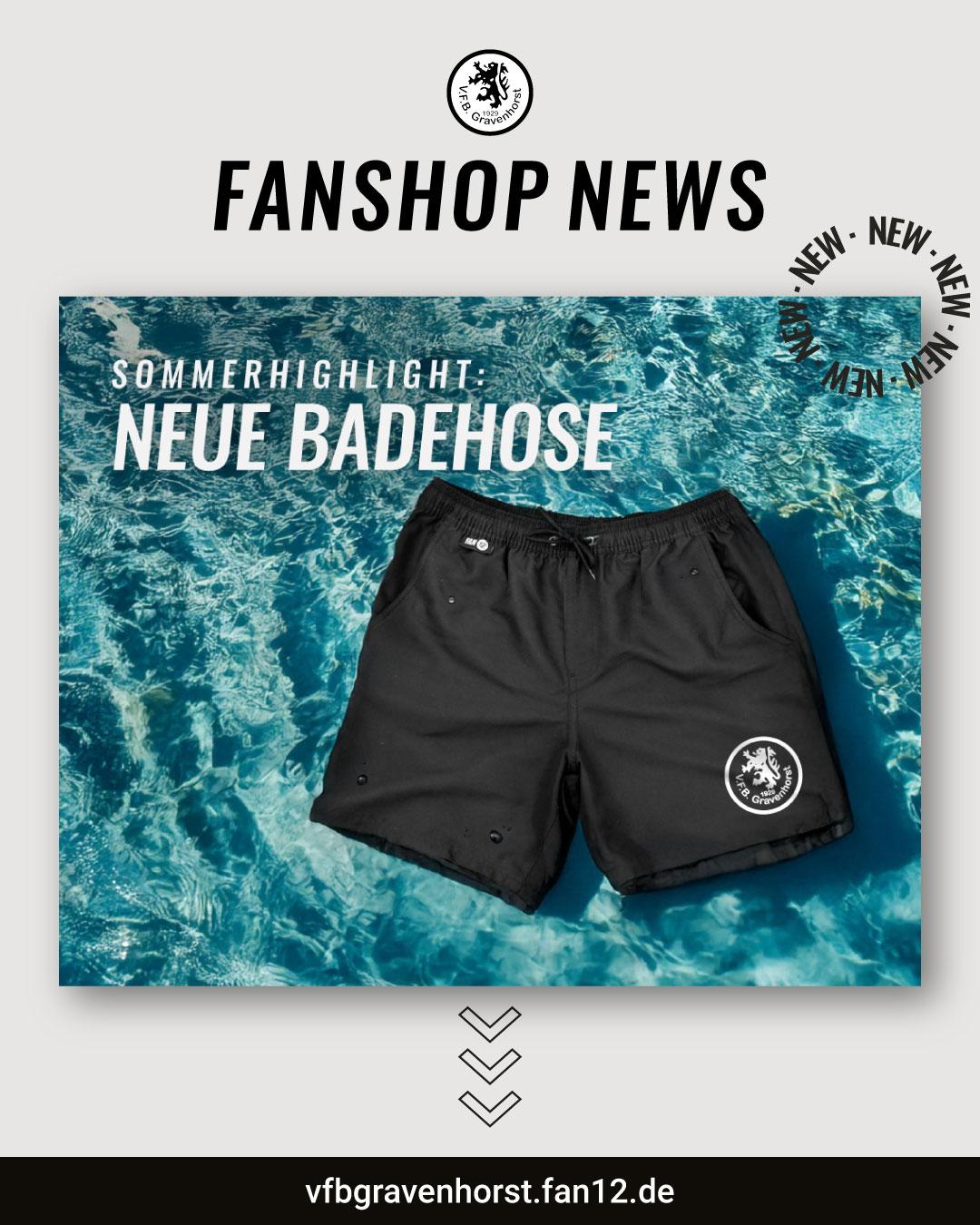 NEU: Kollektion Street & Badehose im Vereinsdesign